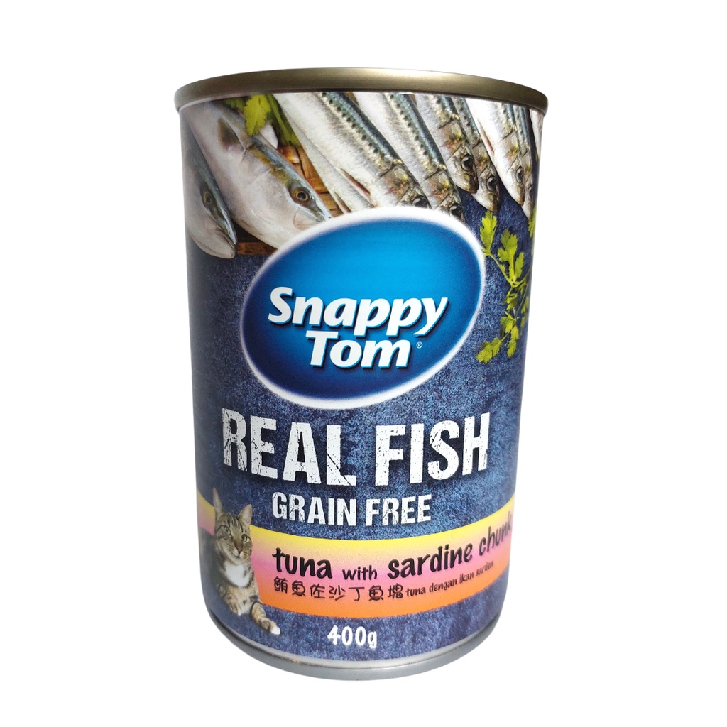 Snappy Tom Makanan Kucing / Kaleng 400 gram / Wet Food