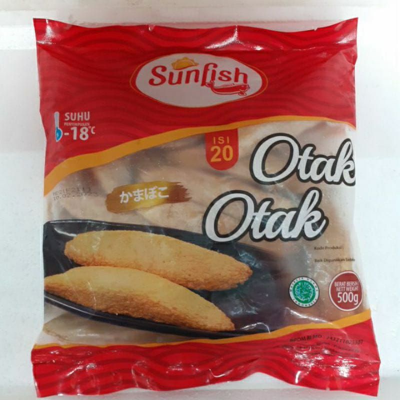 

Sunfish Otak-otak Lancip Isi 20 (500g)