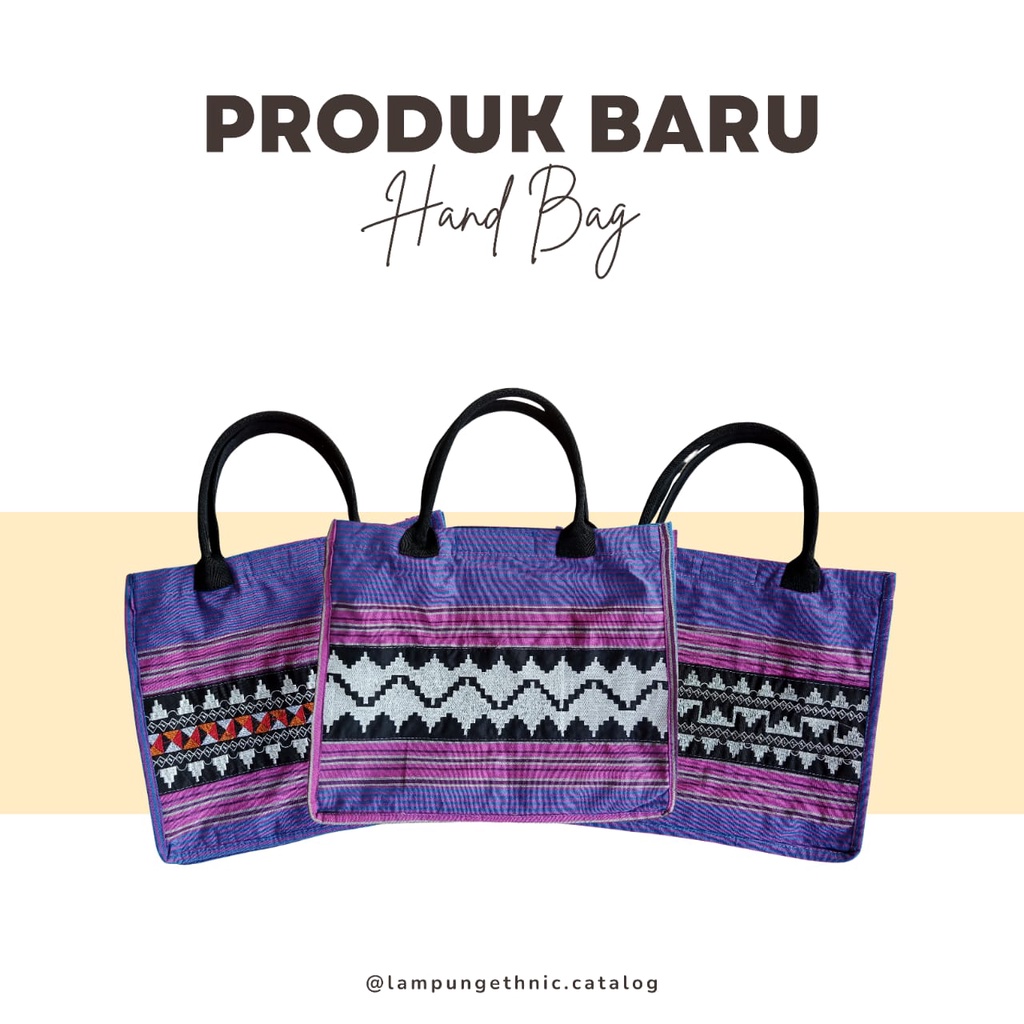 LAMPUNG ETHNICA OFFICIAL- TAPIS LAMPUNG ASLI - TOTE BAG TAPIS LAMPUNG - TAPIS LAMPUNG - TAS KHAS LAM