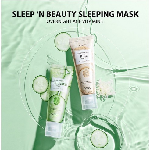 [GROSIR] Y.O.U DAILY SKIN GOODS SLEEP N BEAUTY ACE SLEEPING MASK - 50GR by you