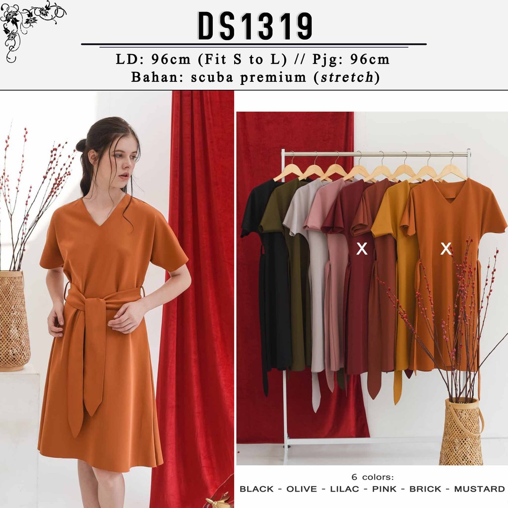 DS1319 Laluna Dress / Dress Pesta