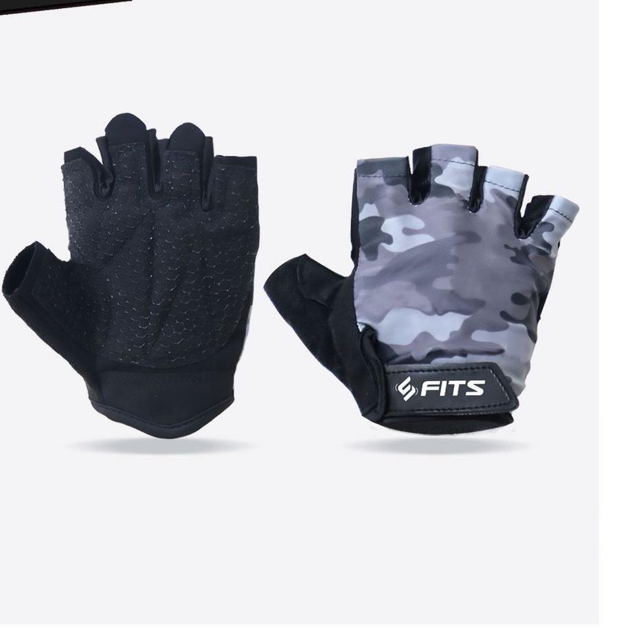 Model Spesial FITS Glove Fitness Gym Microfiber Sarung Tangan Fitness Gym Sepeda Olahraga