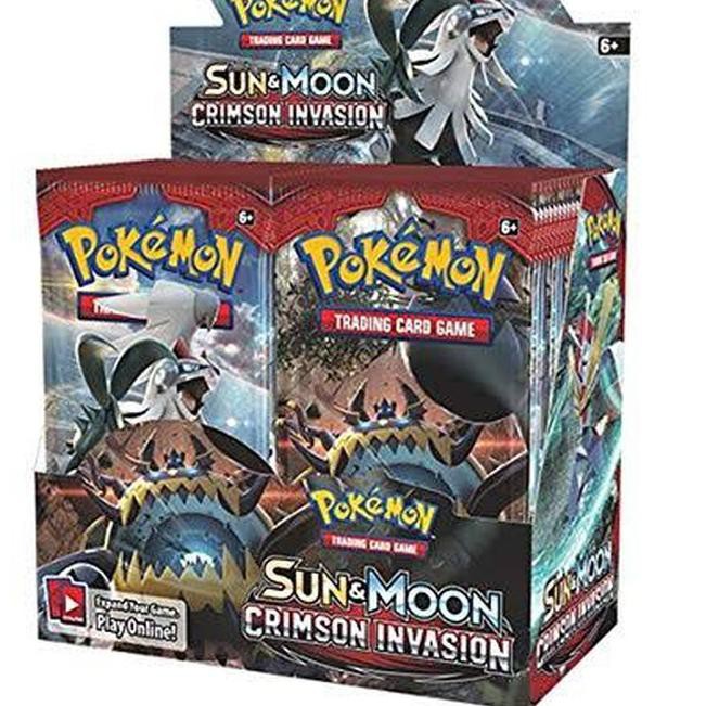★★★ GROSIR  Kartu Pokemon Booster Pack SUN and MOON CRIMSON INVASION Limited ✤✤