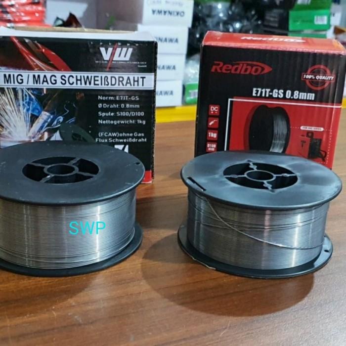 Kawat Las Mig Wire Tanpa Gas 1Kg/ Kawat Las Mig Gasless