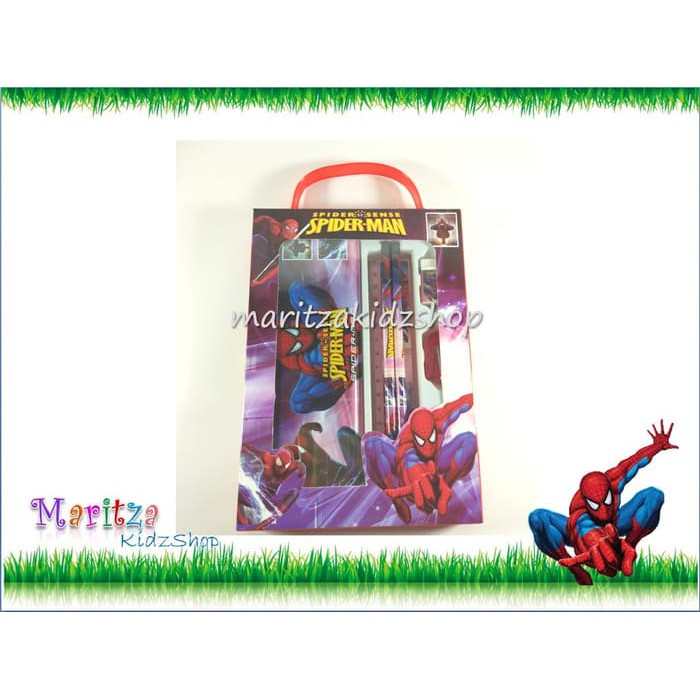 

TERMUURAAH, Stationery / Study Set ATK Alat Tulis Belajar Karakter Spiderman .