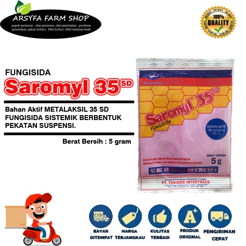 Saromyl 5 Gram Metalaksil Fungisida
