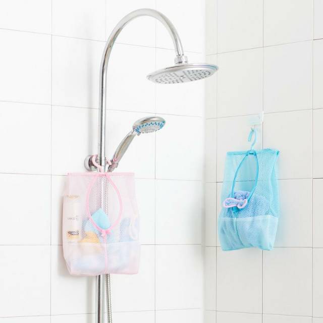 storage bag clotchea / laundry storage bag hanging mesh bag