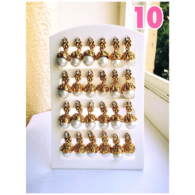 Anting India / Anting Jhumka Jumka / Aksesoris India / Anting Populer / Anting India Murah /Kerabu I