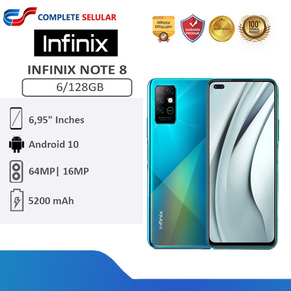 Infinix Note 8 6/128GB Garansi Resmi