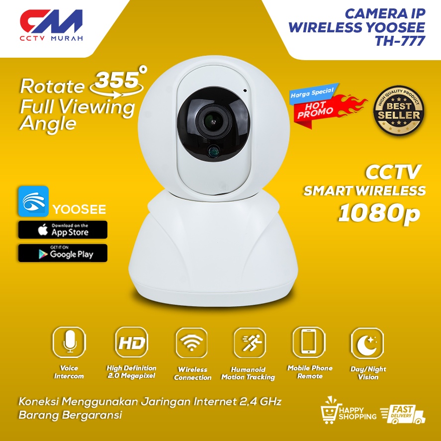 Camera CCTV WIFI || Type GW-G1 || YOOSEE CCTV WIFI Infrared 2MP 1080P