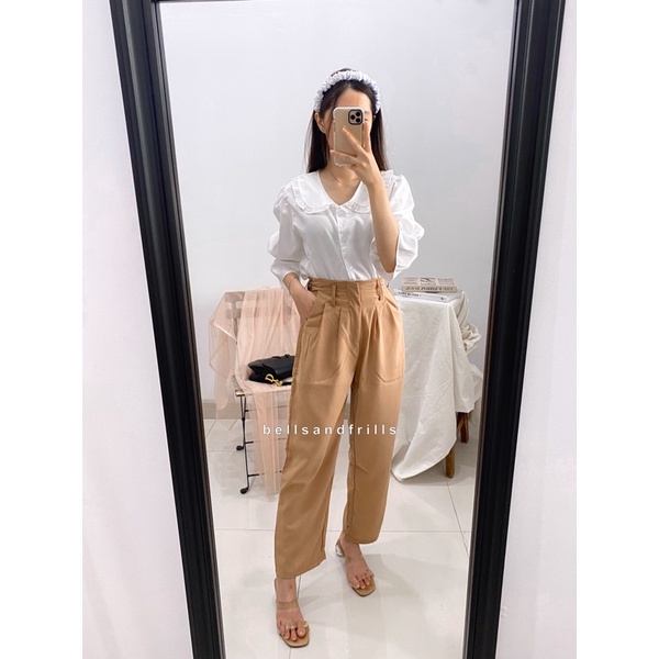 REYNA Celana Panjang Wanita / Kulot Korea Casual / Loose Pants P5