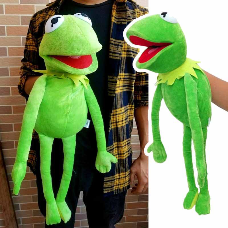 New 60cm Big Full Body Kermit the Frog Hand Puppet Soft Plush Toy Kids Xmas Gift Sesame Street