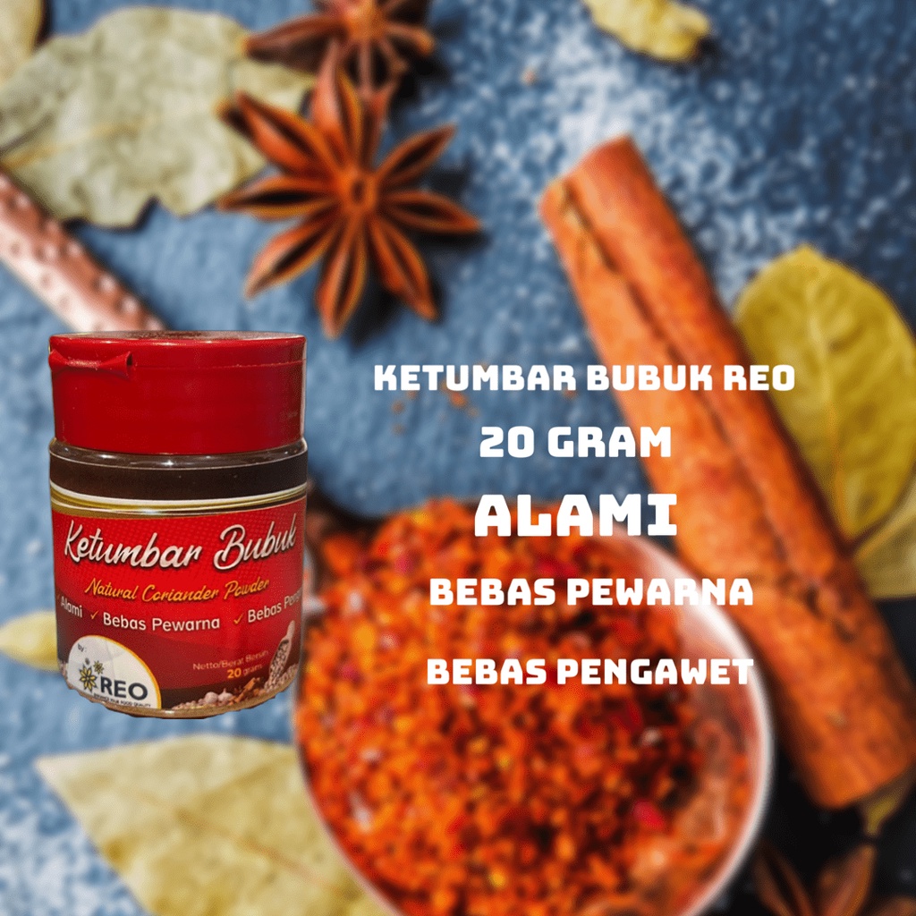 

REO - Natural Coriander Powder / Bubuk Ketumbar Botol 20 Gram