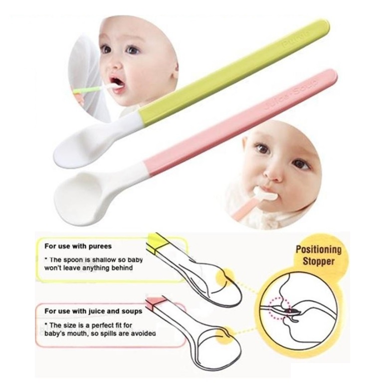 Pigeon Feeding Spoon Set isi 2 Sendok Makan Bayi WHS