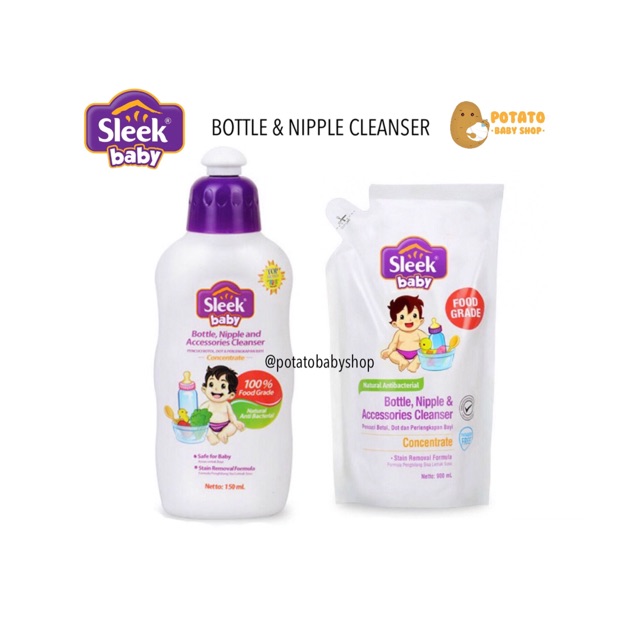 SLEEK BOTTLE NIPPLE CLEANSER / sabun botol susu