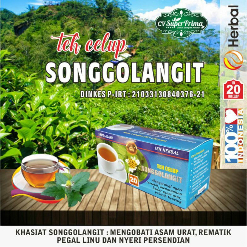 

Teh Celup Songgolangit Herbal Alami