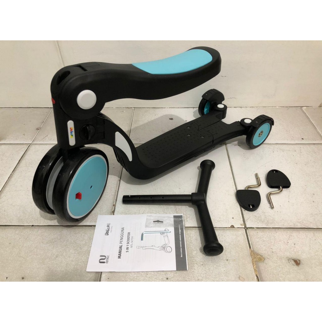 Notale Dolemi Series 5in1 Multifunctional Kids Scooter - Sepeda Skuter Lipat Anak