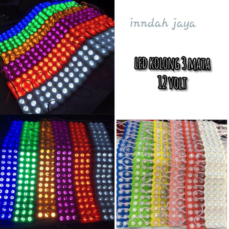 Lampu Led Kolong 3 Modul 12Volt /24Volt Lampu Bak Kolong12Volt 24Volt