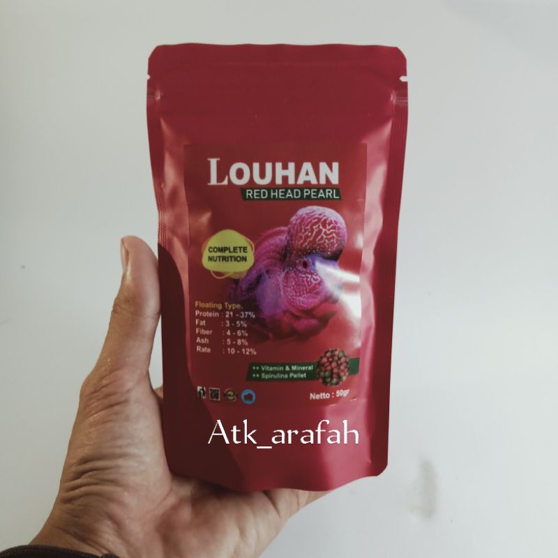 Pelet Louhan Jenong dan Warna Read Head Plus Spirulina