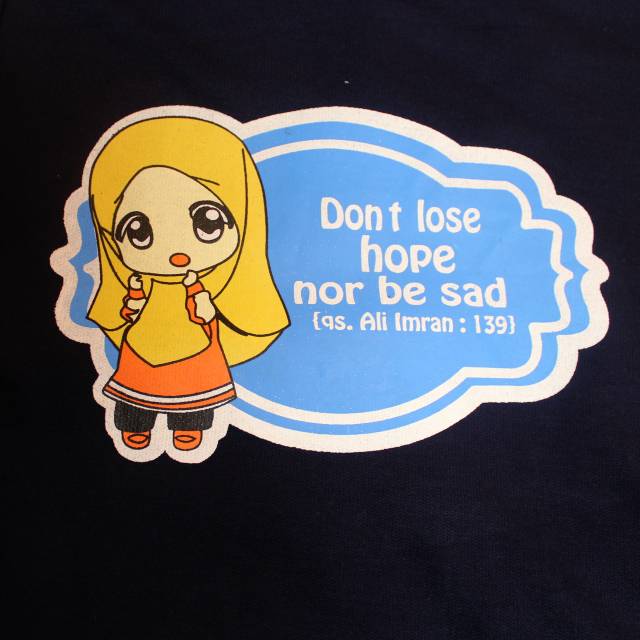 Bajuraya Gamis Anak Sweater Edisi Shalehah &quot;don't be sad&quot;