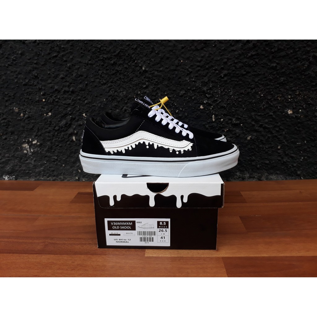 Sepatu Vans Old skool OS X Magical Mosh Misfits "V36MXMXM" Black White Hitam Putih - BNIB Oldskool