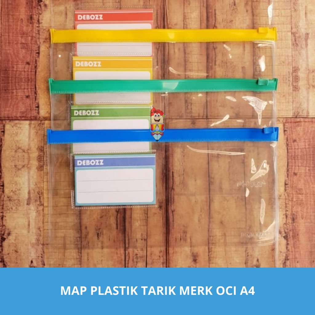 

Document Bag / Tas Dokumen Plastik merk OCI A4