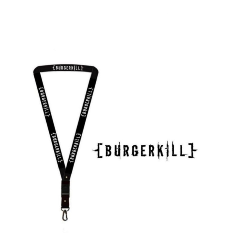 

Gantungan kunci Lanyard band BurgerKill musik Rock Metal tali lanyard band gantungan leher id card name tag