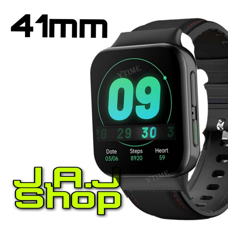 STRAP TALI JAM LEATHER KULIT RUBBER SILIKON SILICONE WATCH BAND OPPO WATCH 41MM ACC JAM SMARTWATCH