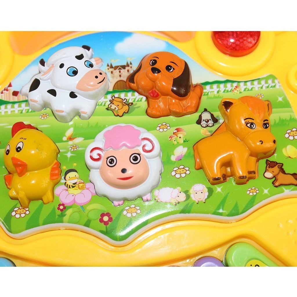 ANIMAL FARM PIANO &amp; XYLOPHONE ANAK - Mainan Musik Piano &amp; gambang silofon Ting-ting Anak &amp; Bayi chn