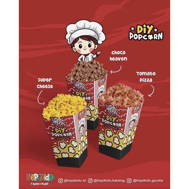

HEPIKIDO • DIY POPCORN 3 flavors X netflix