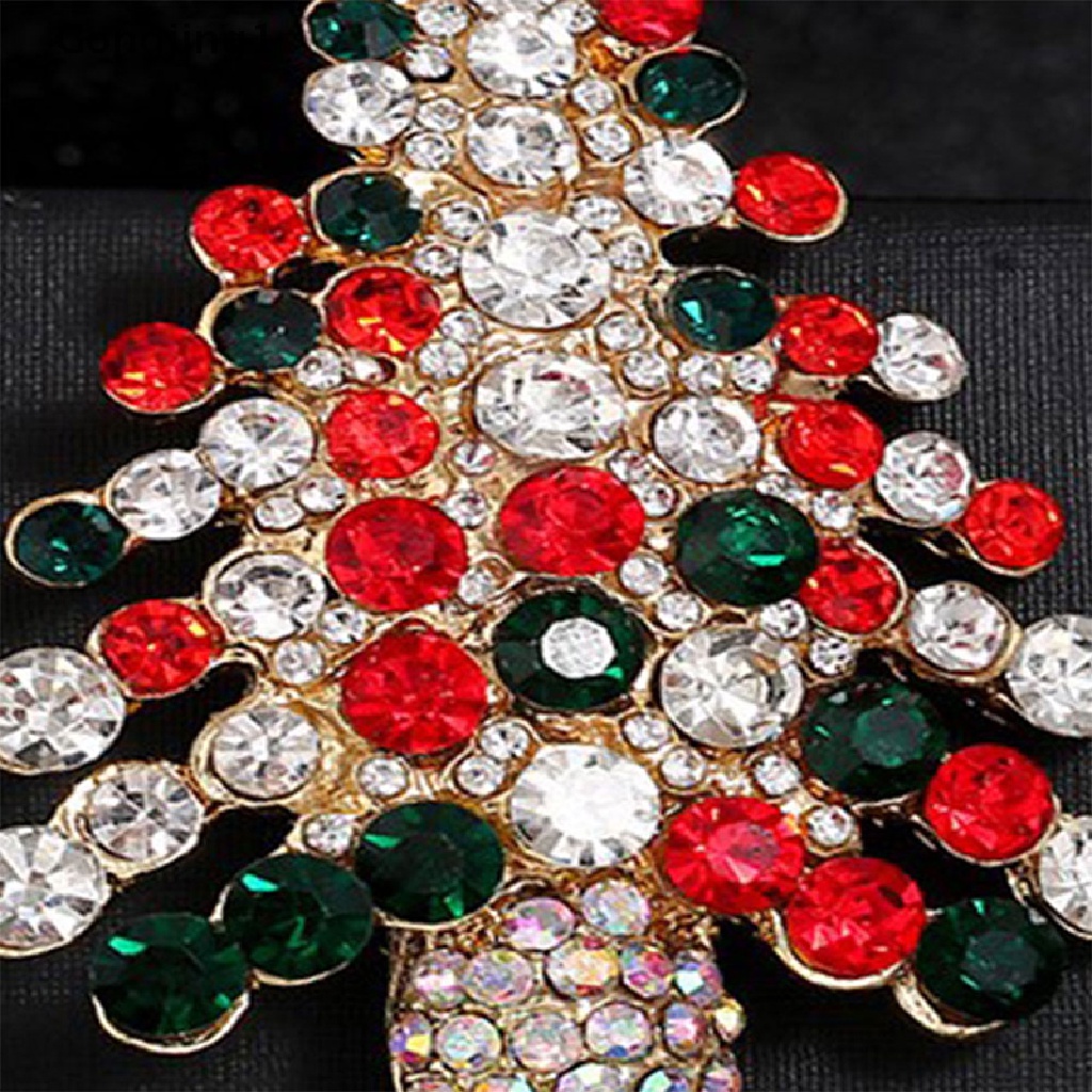 Gongjing1 Bros Pin Bentuk Wreath Natal Elegan Portable Untuk Wanita