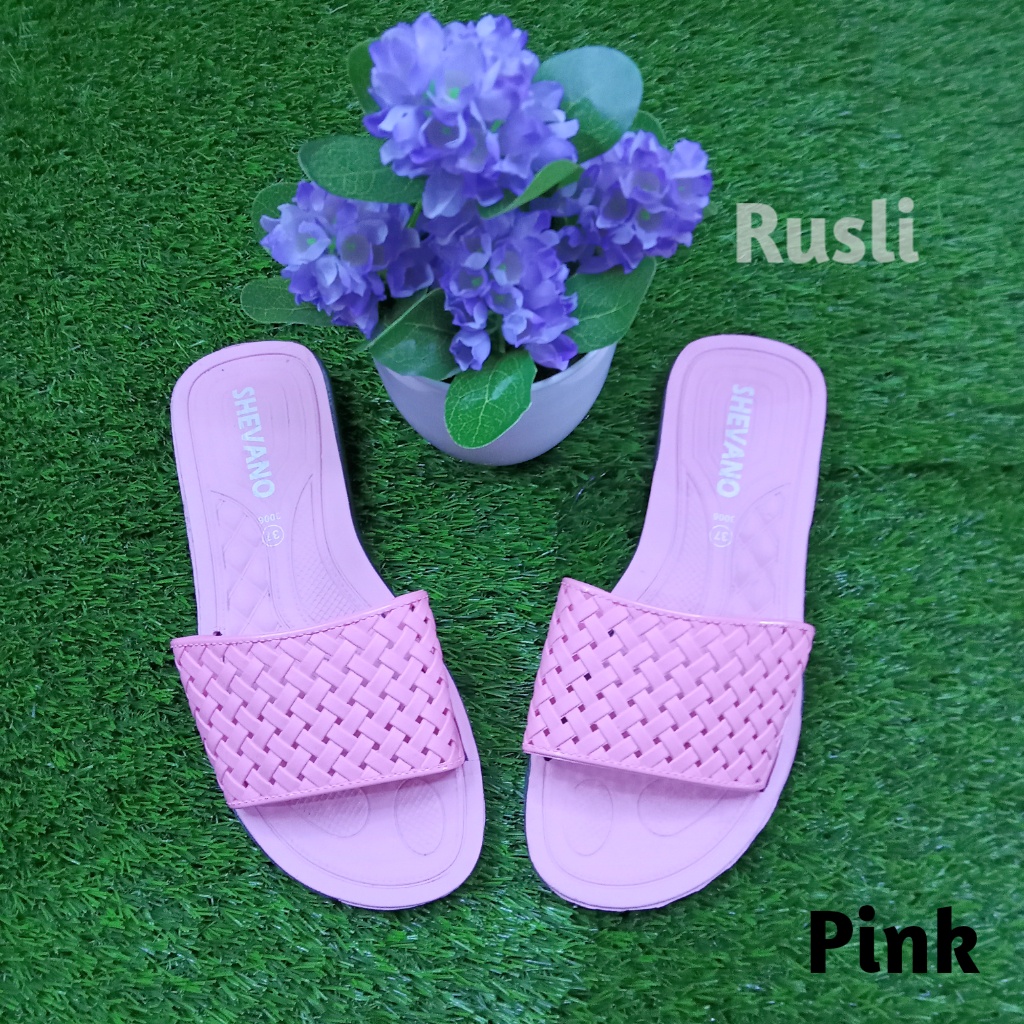 (COD) Sandal Kokop Teplek Wanita Karet Shevano 3006