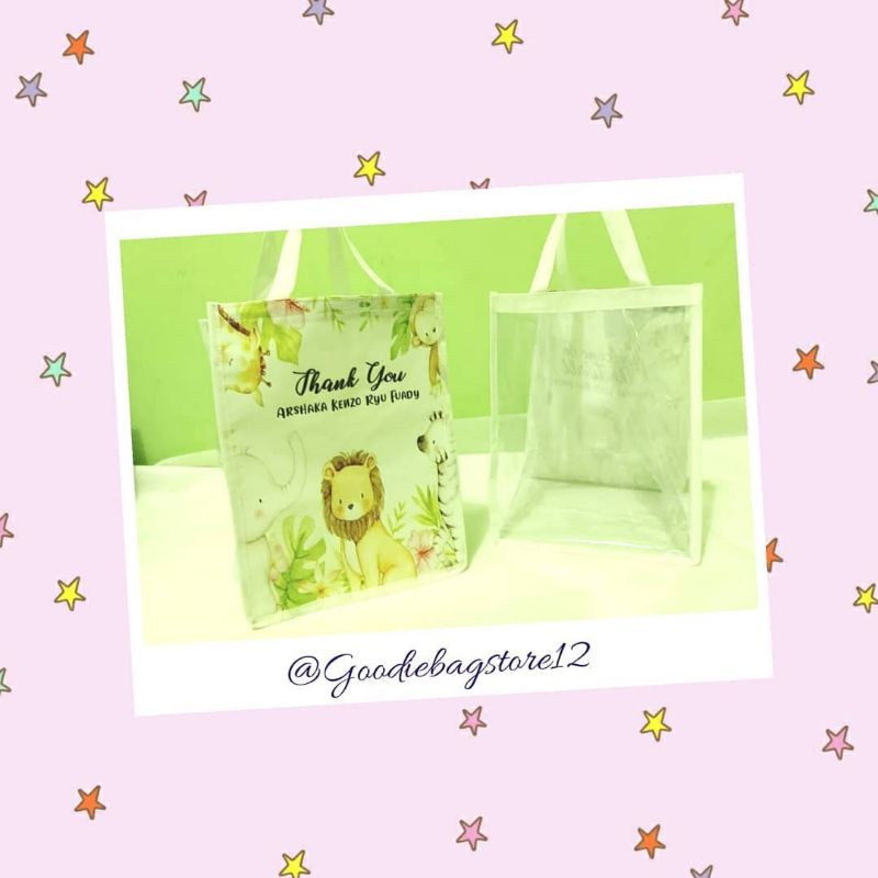 

tas ultah animal goodiebag souvenir tas ultah custom exclusive