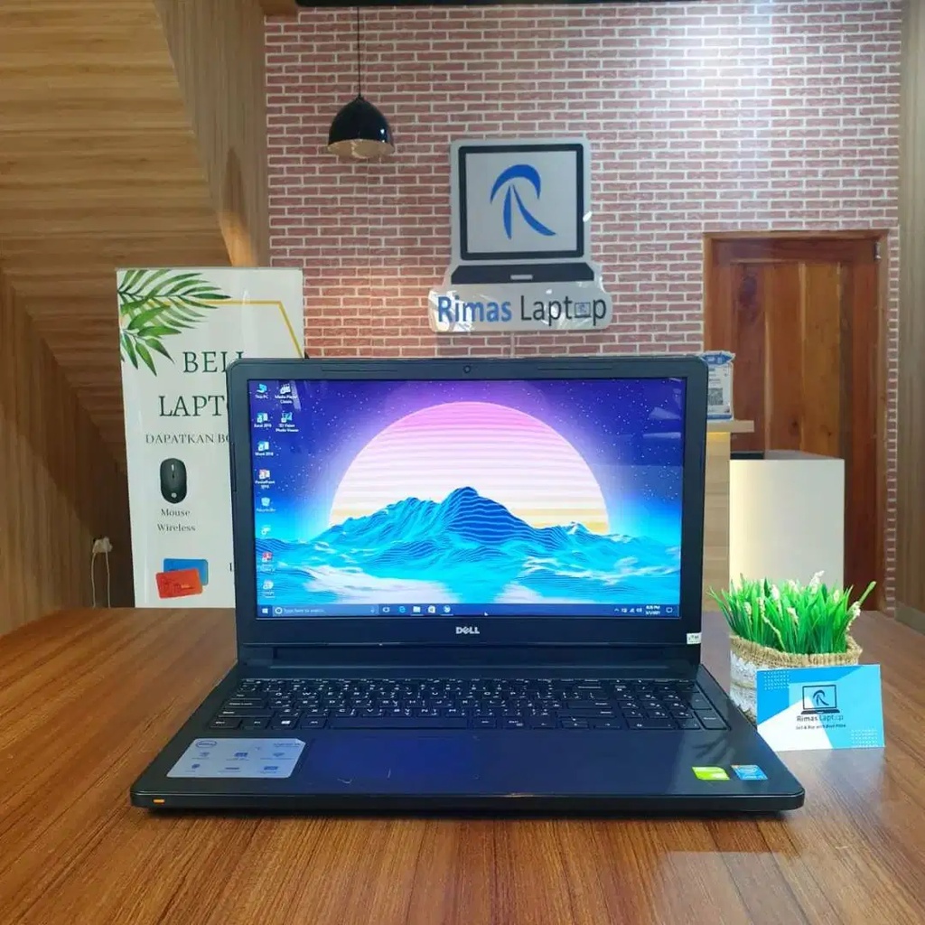 DELL INSPIRON i5 RAM 4GB HDD 500 GB BEKAS SECOND