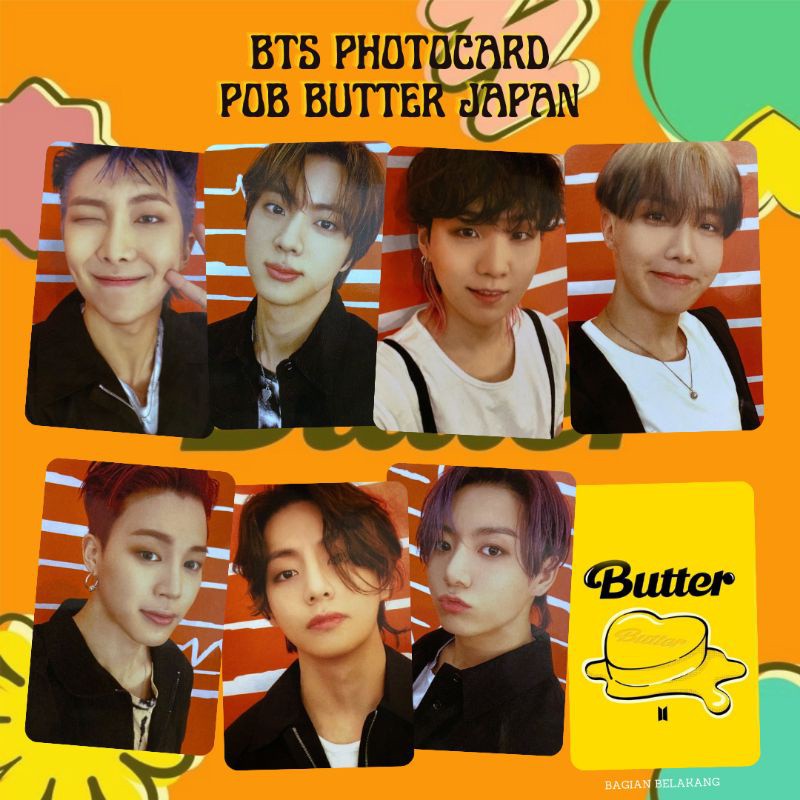 PHOTOCARD BUTTER POB KOREA JAPAN PEACHES CREAM PC BTS