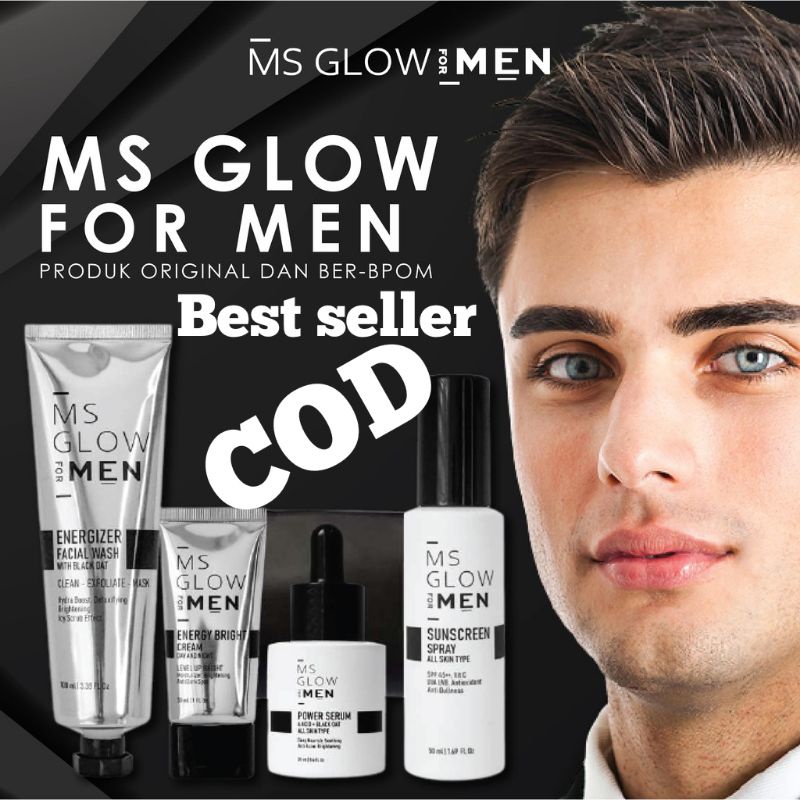 MS GLOW MEN MSGLOW MEN PAKET LENGKAP MSGLOW FOR MEN SKINKER SEKINKER SCINCER SECINCER SCINKER SCINCA