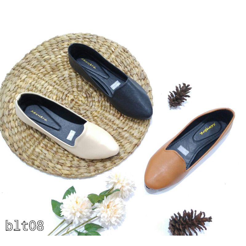 OBRAL CUCI GUDANG BORNEO BLT08 SEPATU XAVYERA FLATSHOES FLAT SIMPLE DAN KEREN