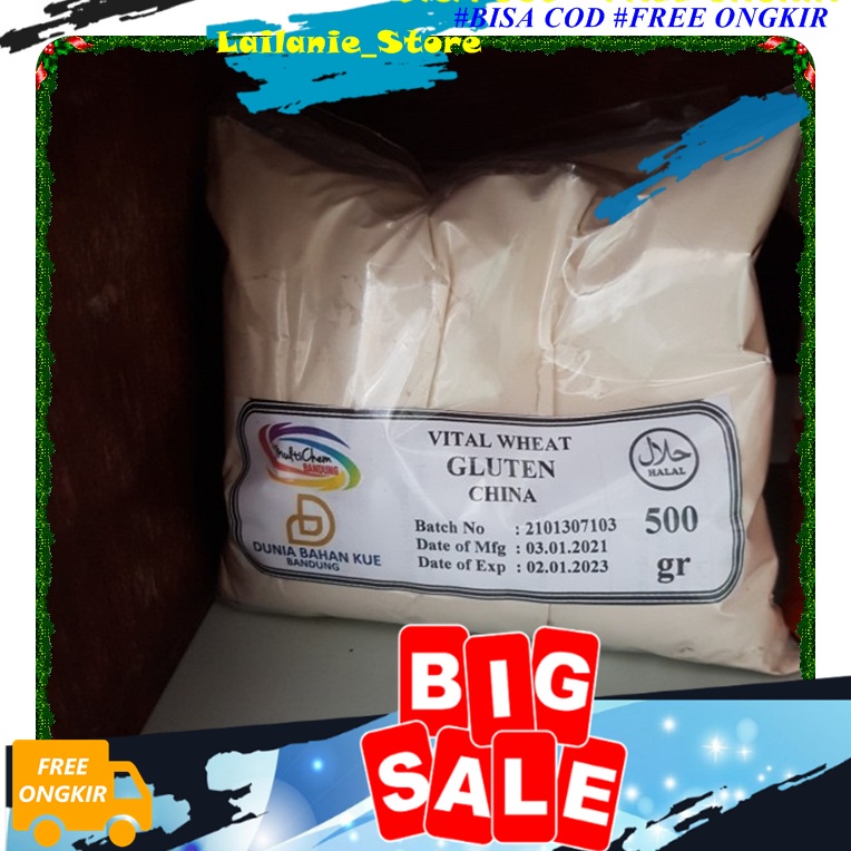 

Repack Food Grade Biji Gandum Vital Wheat Gluten Ex Full Protein 500 Gram Manufacture China Vwg Fine Powder