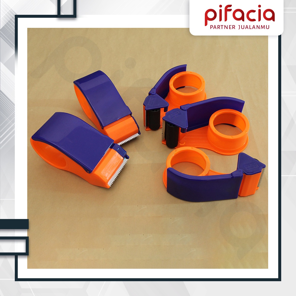 

PIFACIA Dispenser Lakban 2 INCH Plastik Tape Cutter Alat Pemotong Isolasi Packaging