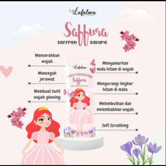 Masker organik saffron sakura