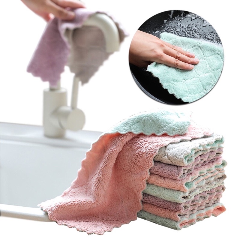 KAIN LAP ANTI MINYAK - KAIN LAP MICROFIBER ANTI MINYAK LAP SERBAGUNA