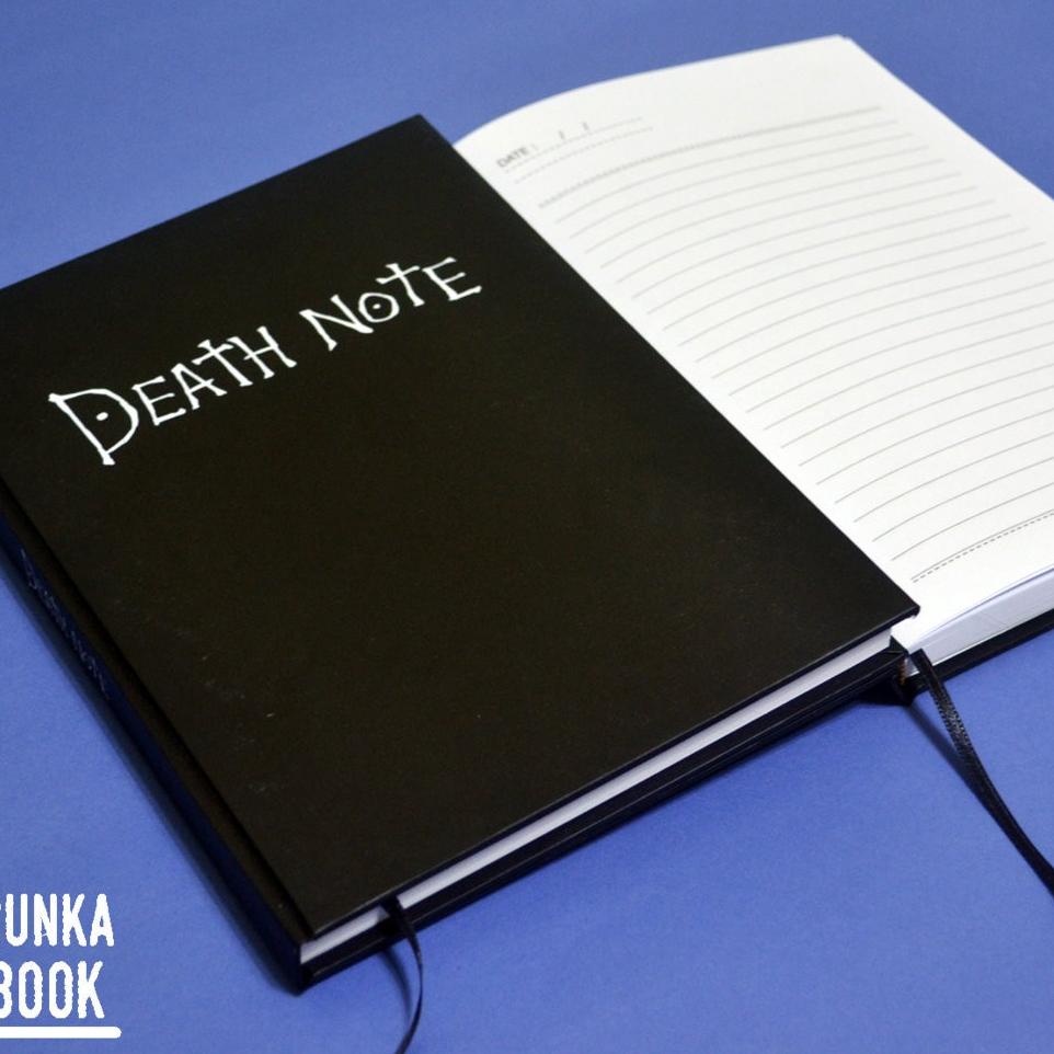 

Model Baru.. Note Book Anime Death Note Kertas Bergaris Hardcover Buku Tulis Catatan Agenda Planner