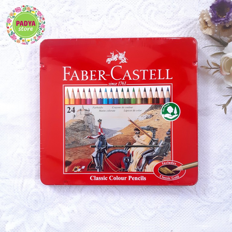 

Pencil Warna 24 Tincase Clasic Colour Faber-Castell