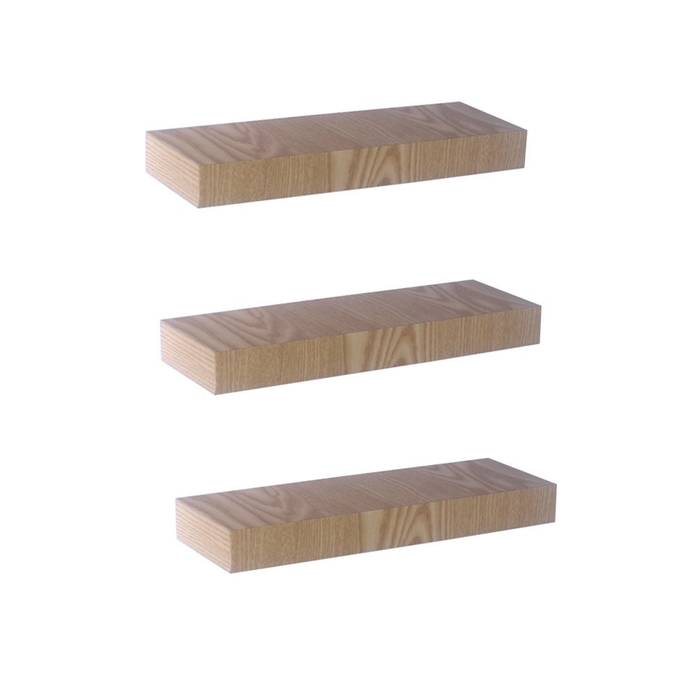 Promo 3 Buah Ambalan / Rak Dinding Minimalis / Floating Shelves 30 x 12 cm