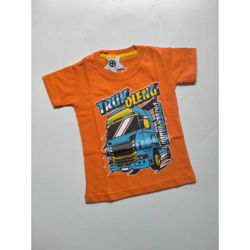 (COD) KAOS TRUCK OLENG (USIA 2-8 TH)