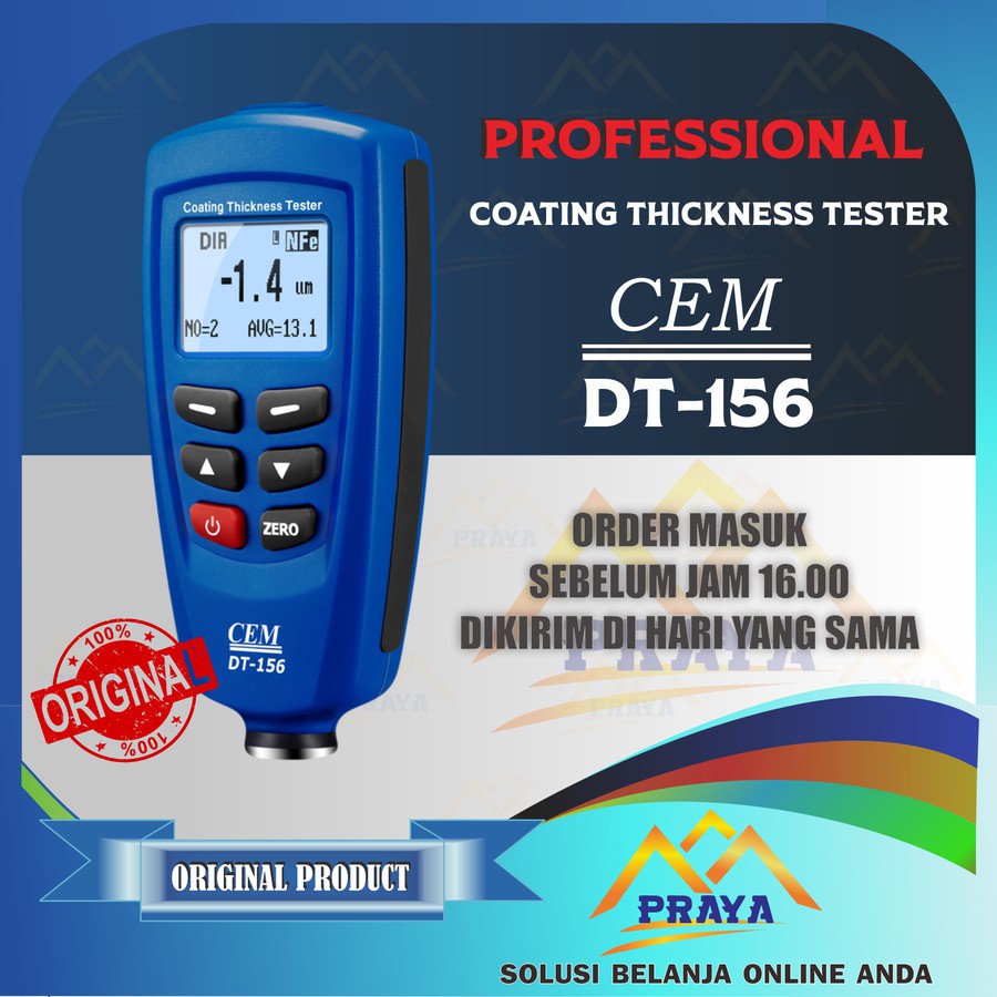 CEM DT156 Digital Paint coating thickness gauge tester DT-156