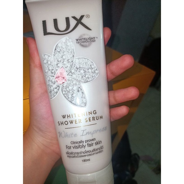 NEW‼️TERMURAH‼️SABUN LUX THAILAND WHITENING SHOWER SERUM WHITE IMPRESS 180ML