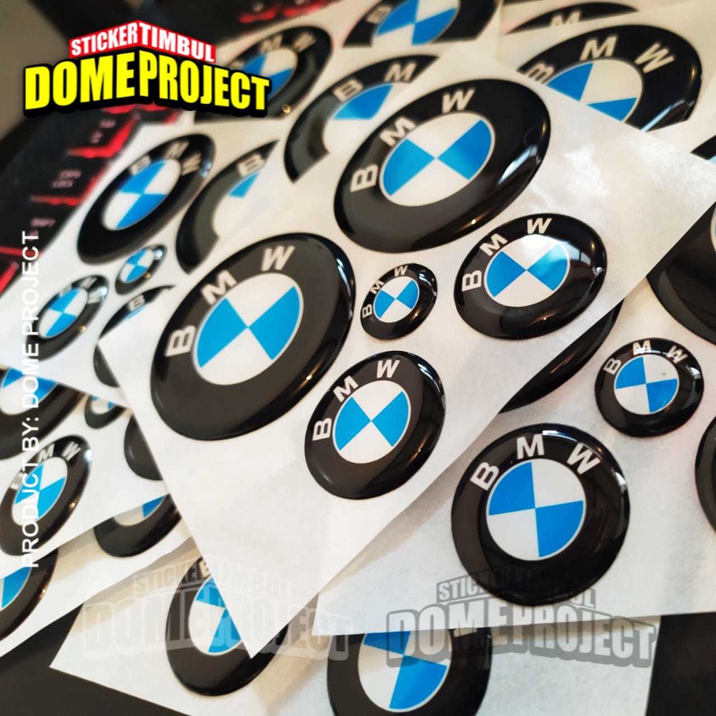 STIKER MOTOR TIMBUL EMBLEM LOGO BMWYAMAHA AEROX NMAX LEXI SET AESTHETIC KEREN