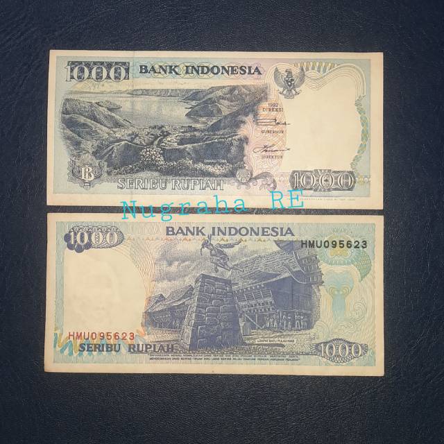 Uang Lama 1000 Rupiah Lompat Batu Tahun 1992