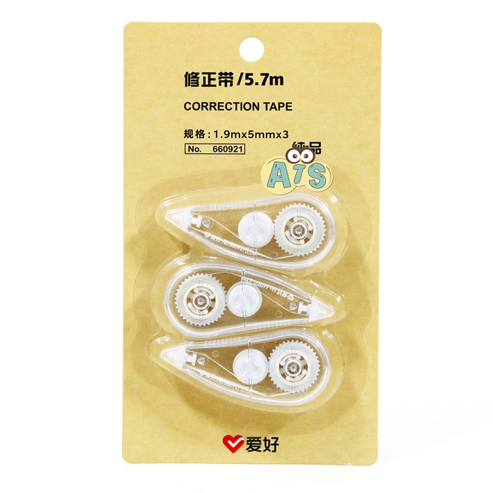 

Correction Tape Transparan Set isi 3